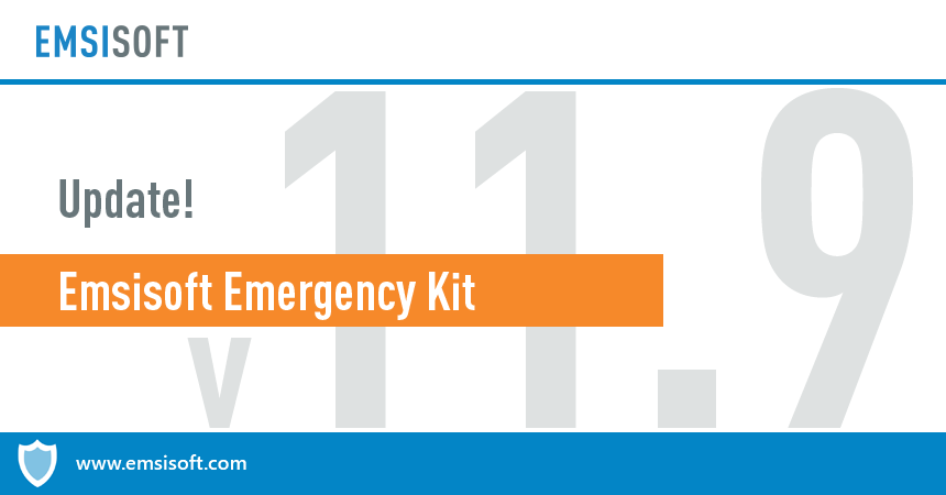 Emsisoft Emergency Kit 11.9 released