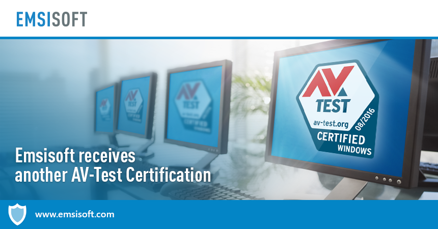 Emsisoft Anti-Malware earns itself another AV-Test seal