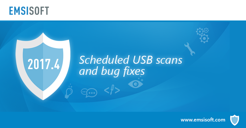Новое в 2017.4: настройка запланированной проверки USB-носителей и исправление ошибок