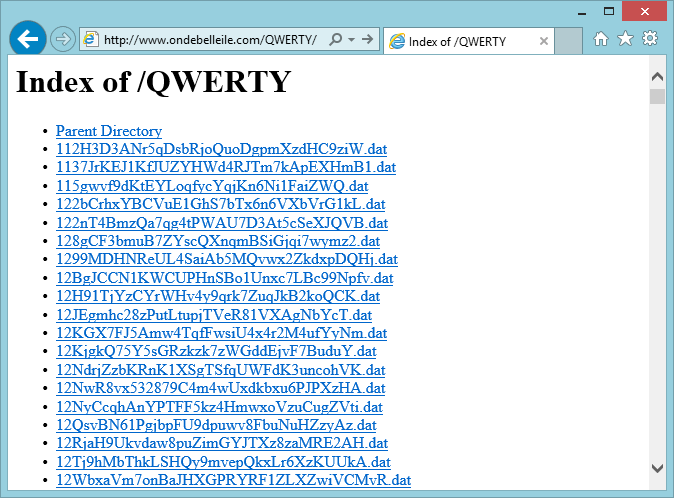 QWERTY is a bad idea for a password as well