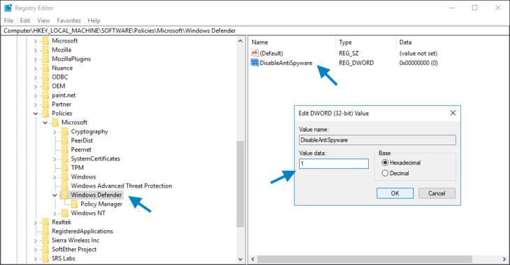 disable-windows-defender-regedit
