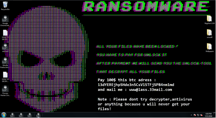 Ransomware-Beispiel – Manuelle Entfernung von Ransomware