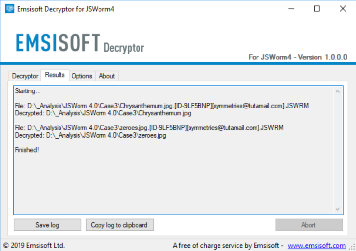 Successful JSWorm 4.0 Decryption